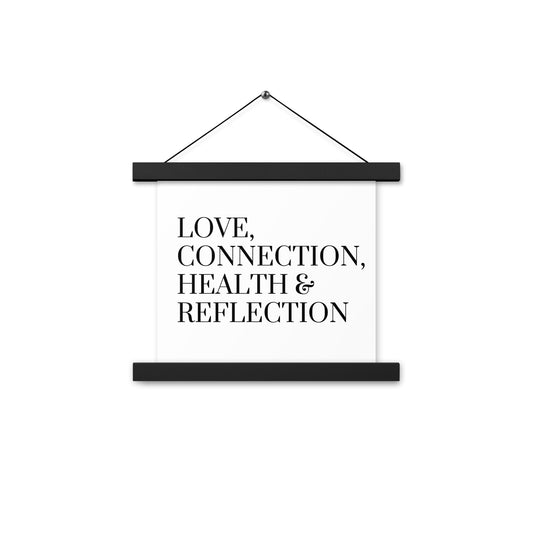 Love Connection Health & Reflection - Poster