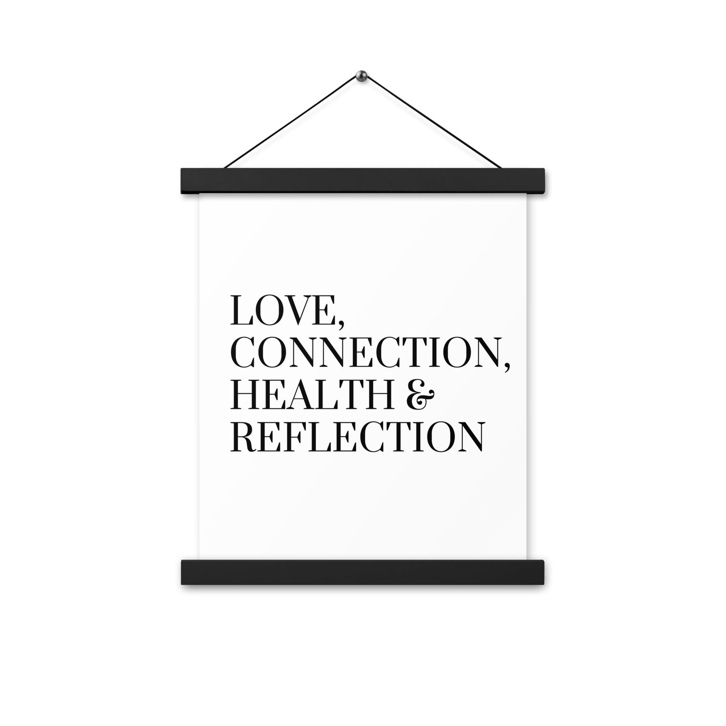 Love Connection Health & Reflection - Poster