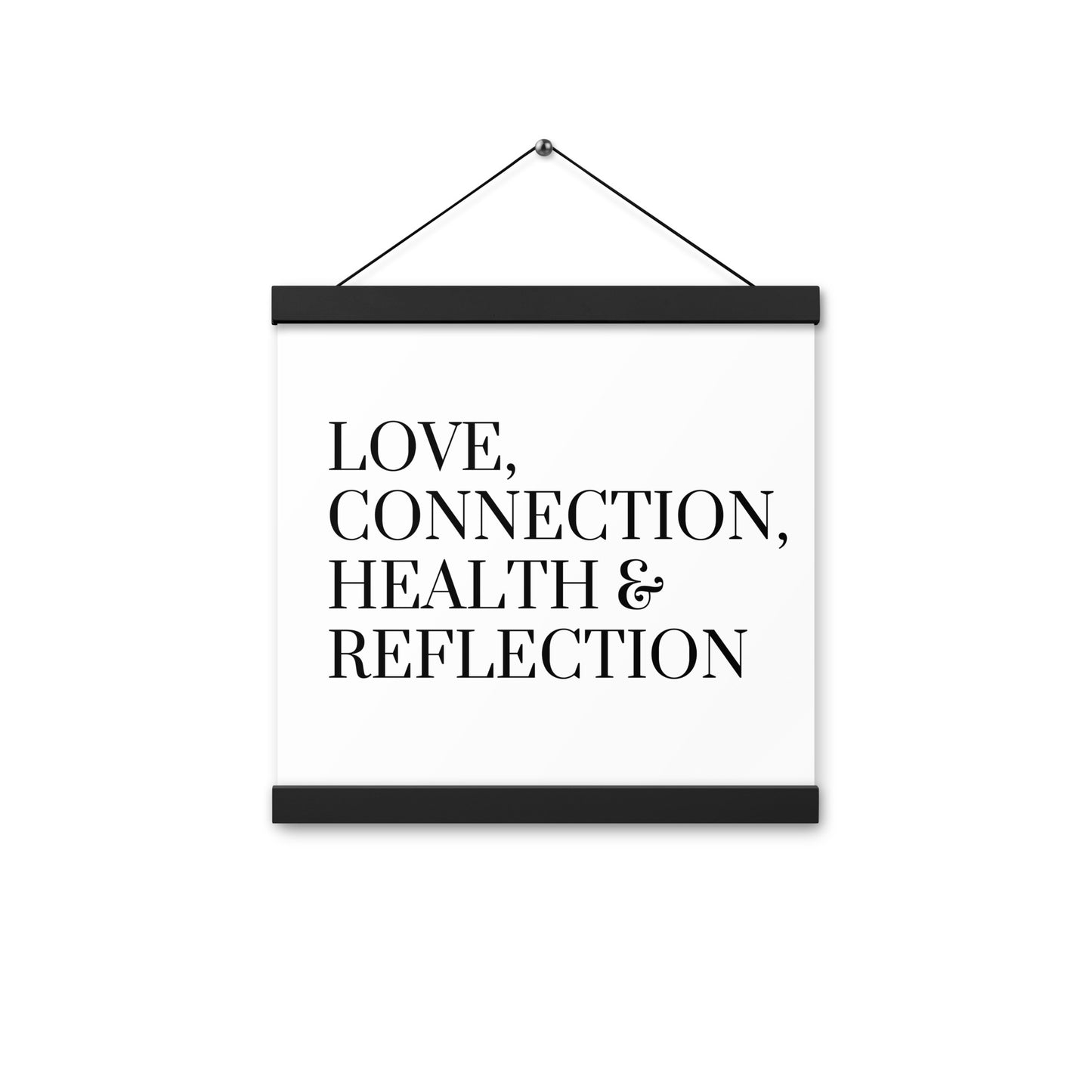 Love Connection Health & Reflection - Poster