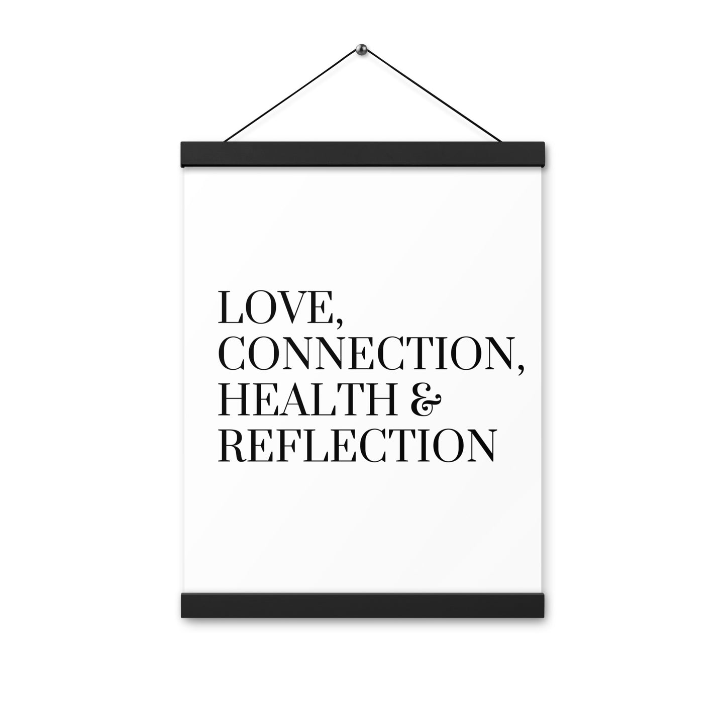 Love Connection Health & Reflection - Poster