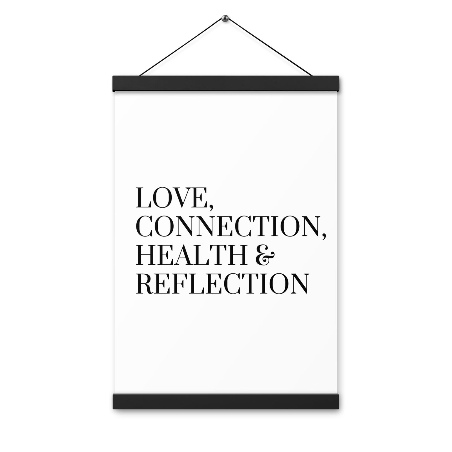 Love Connection Health & Reflection - Poster