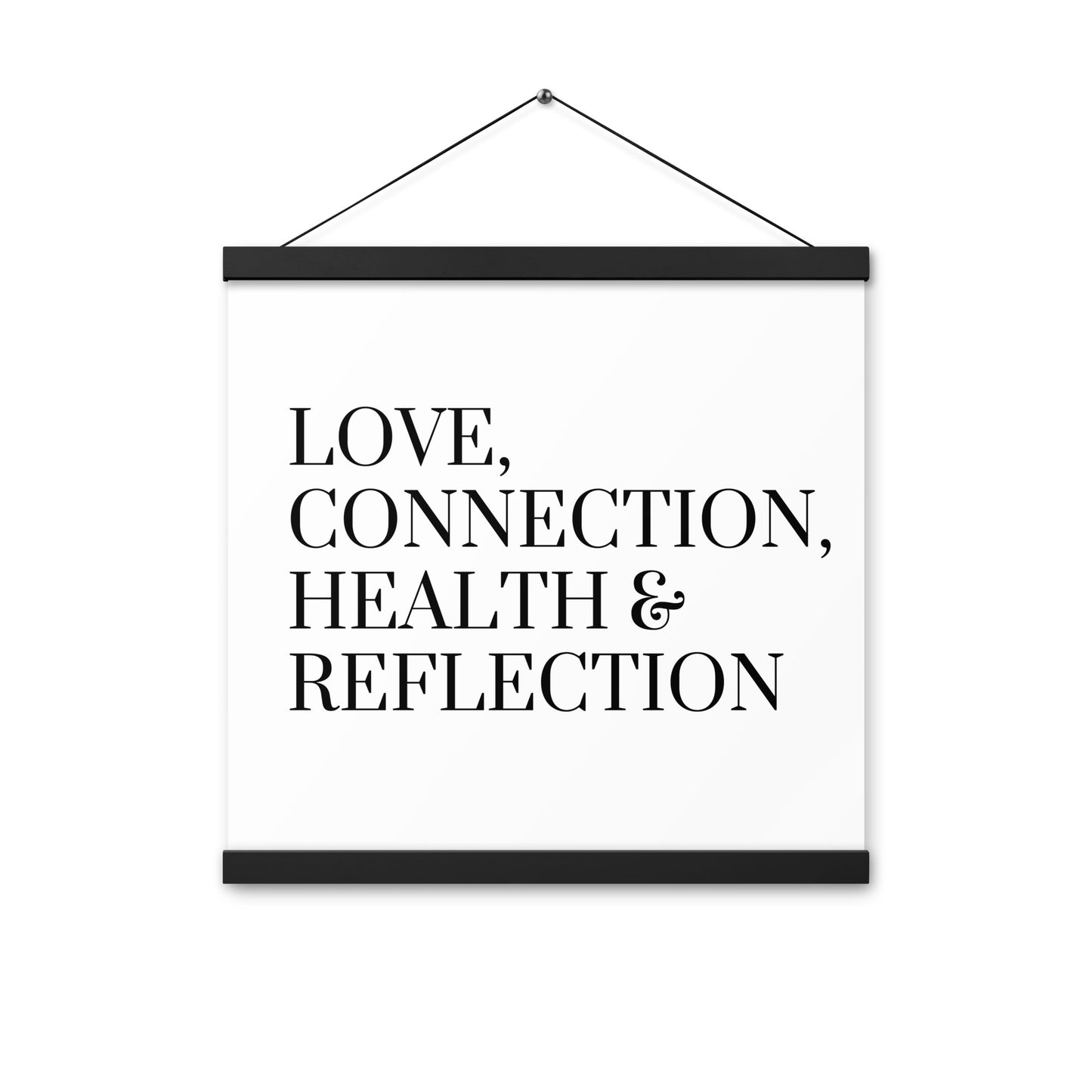 Love Connection Health & Reflection - Poster