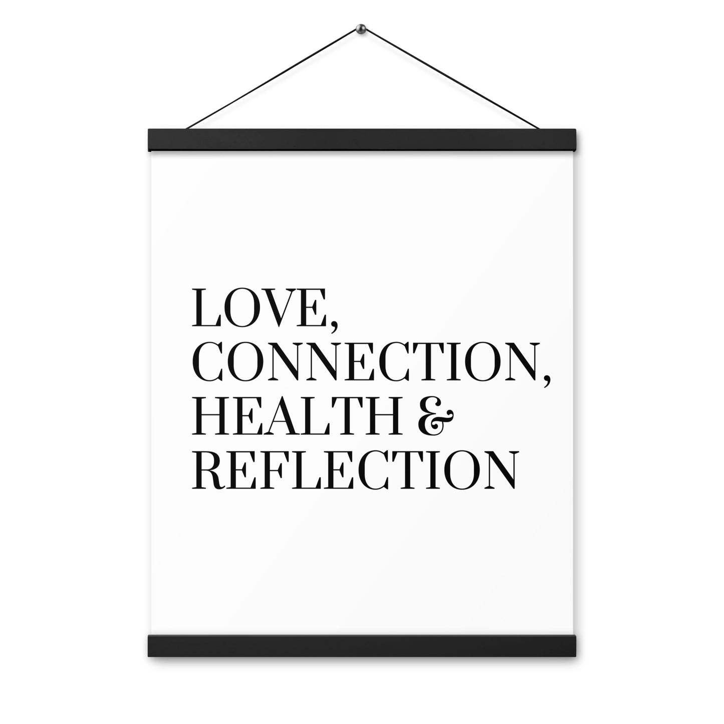 Love Connection Health & Reflection - Poster