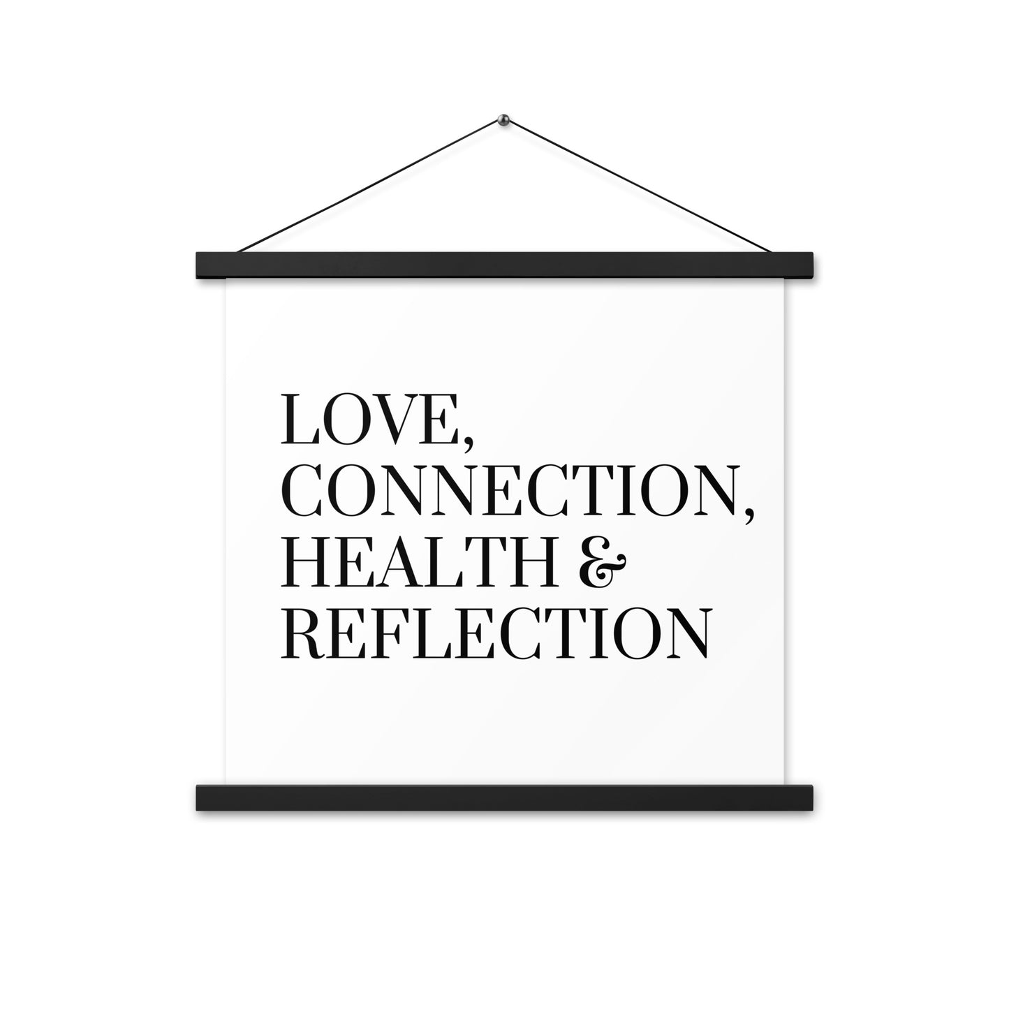 Love Connection Health & Reflection - Poster