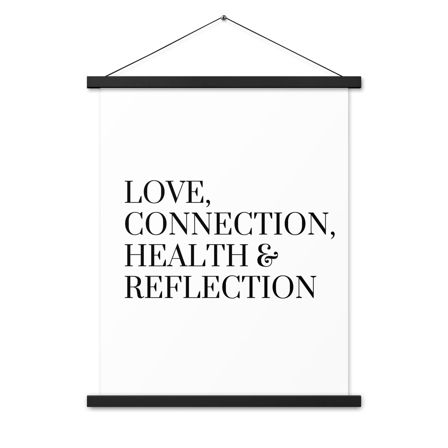 Love Connection Health & Reflection - Poster