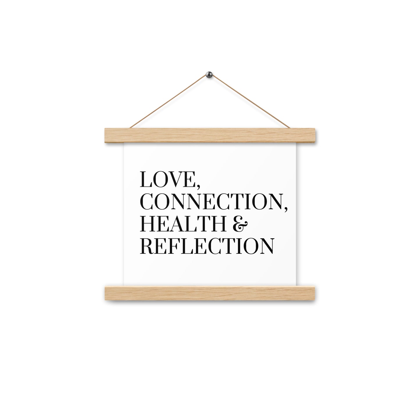 Love Connection Health & Reflection - Poster