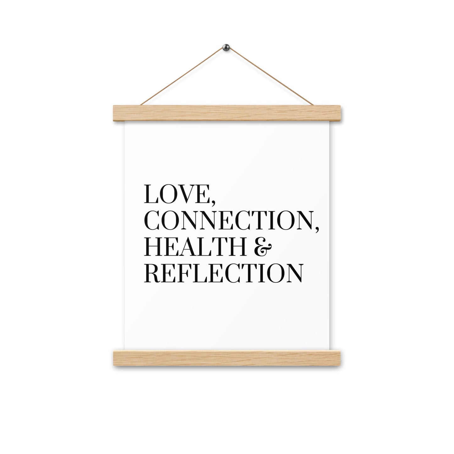 Love Connection Health & Reflection - Poster