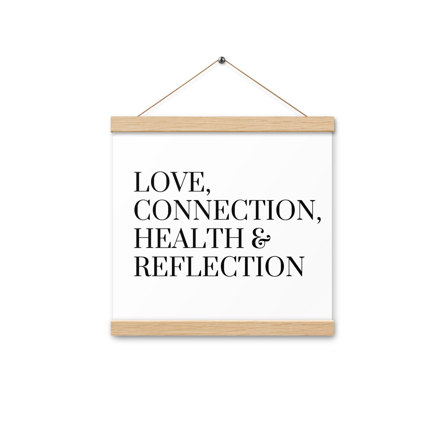 Love Connection Health & Reflection - Poster