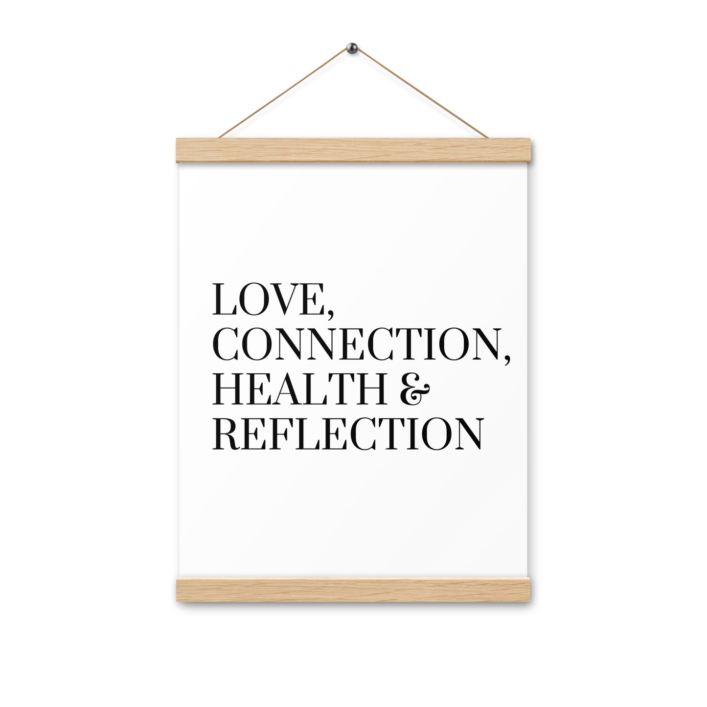 Love Connection Health & Reflection - Poster