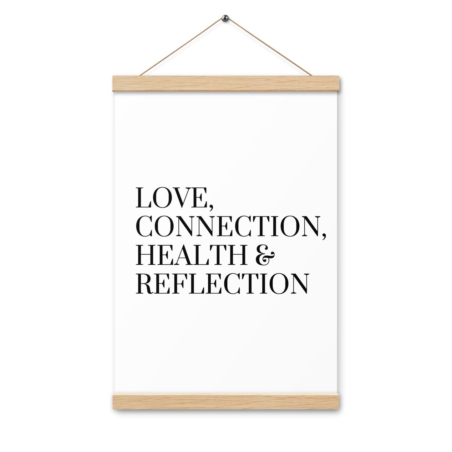 Love Connection Health & Reflection - Poster