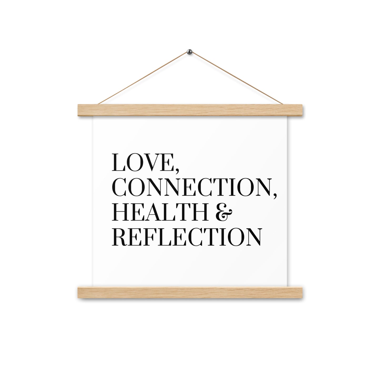 Love Connection Health & Reflection - Poster