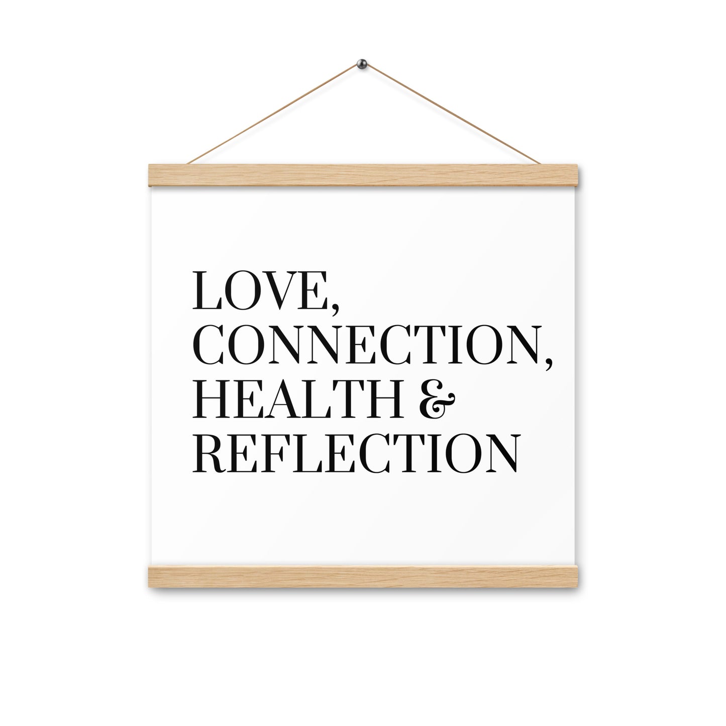 Love Connection Health & Reflection - Poster