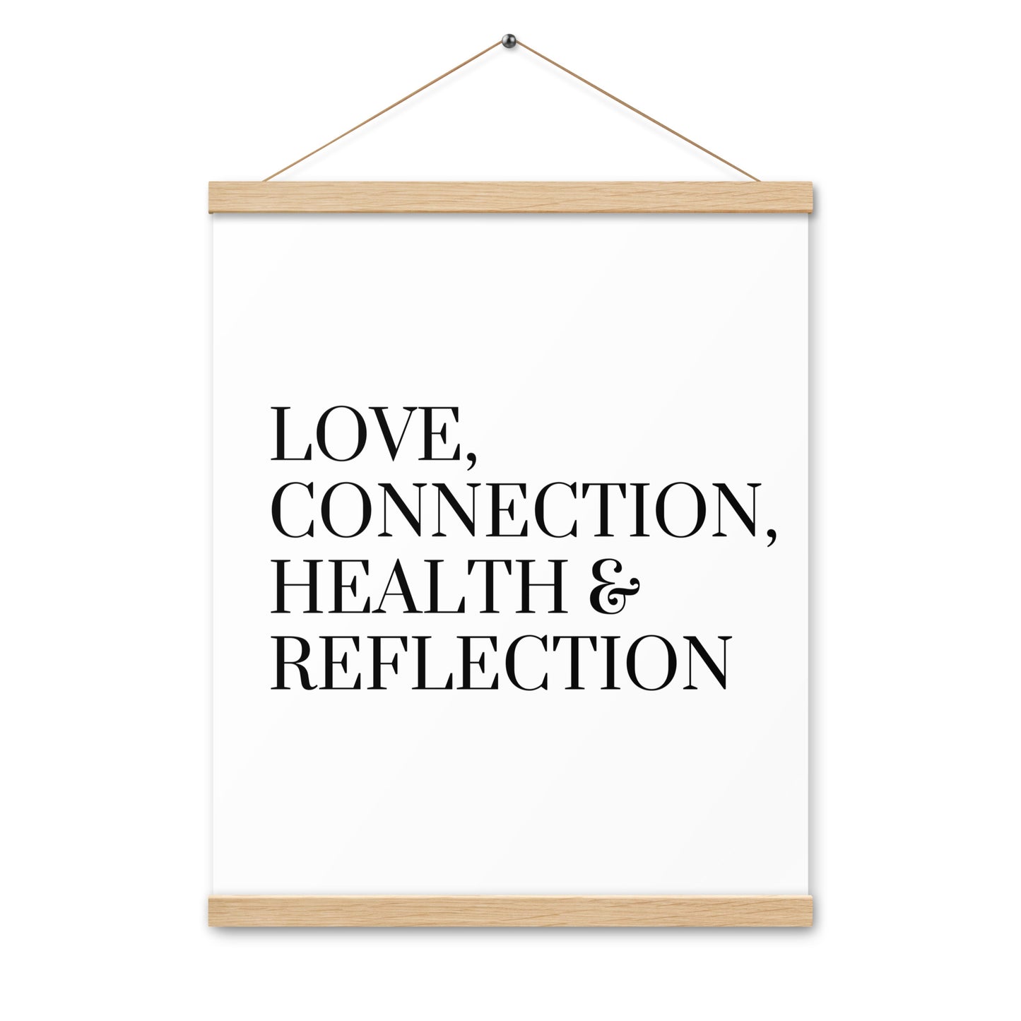 Love Connection Health & Reflection - Poster