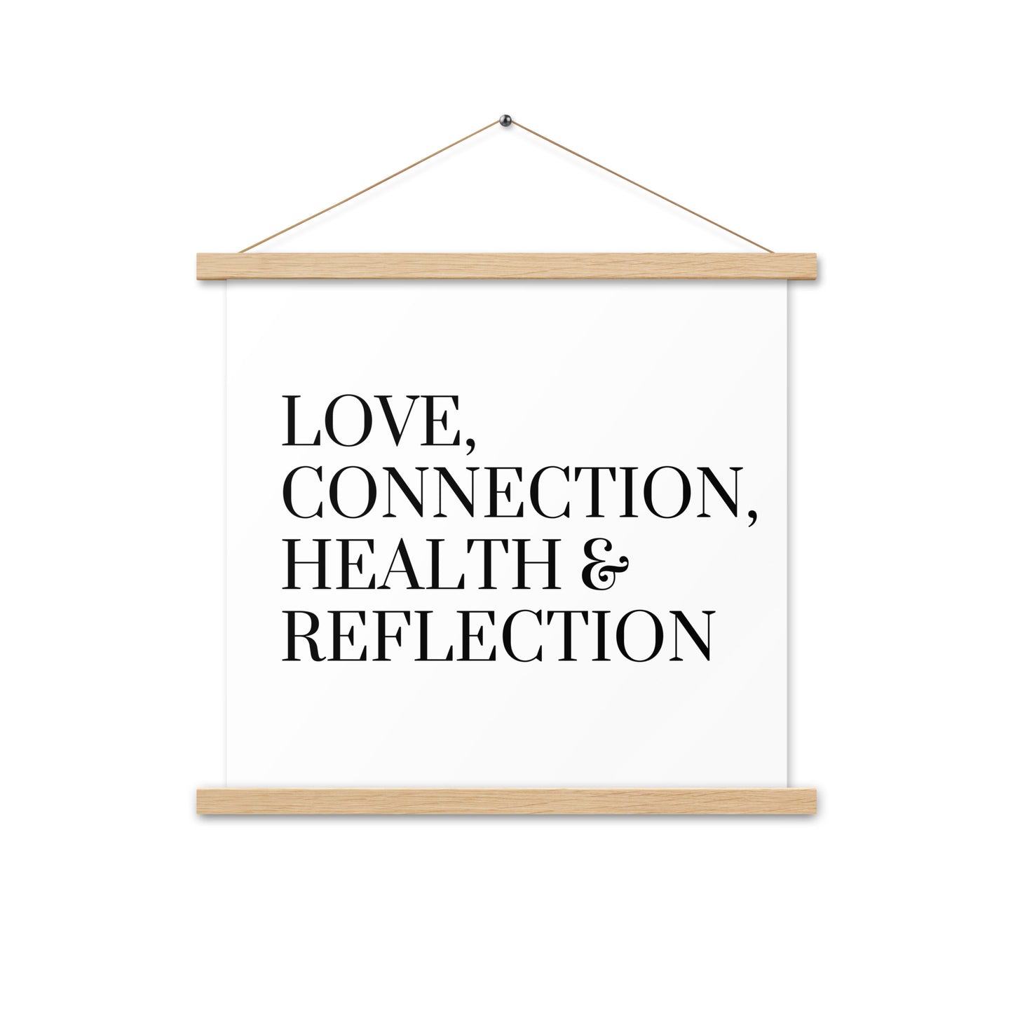 Love Connection Health & Reflection - Poster