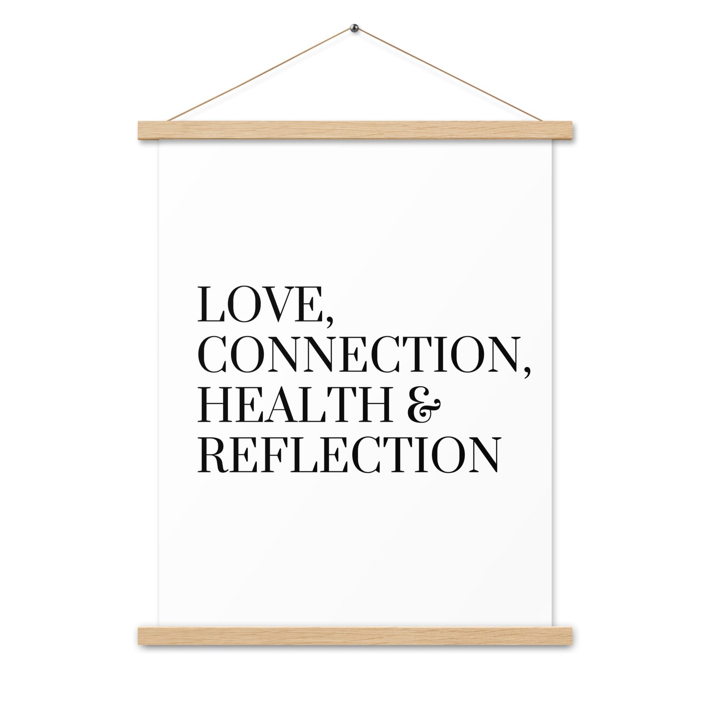 Love Connection Health & Reflection - Poster