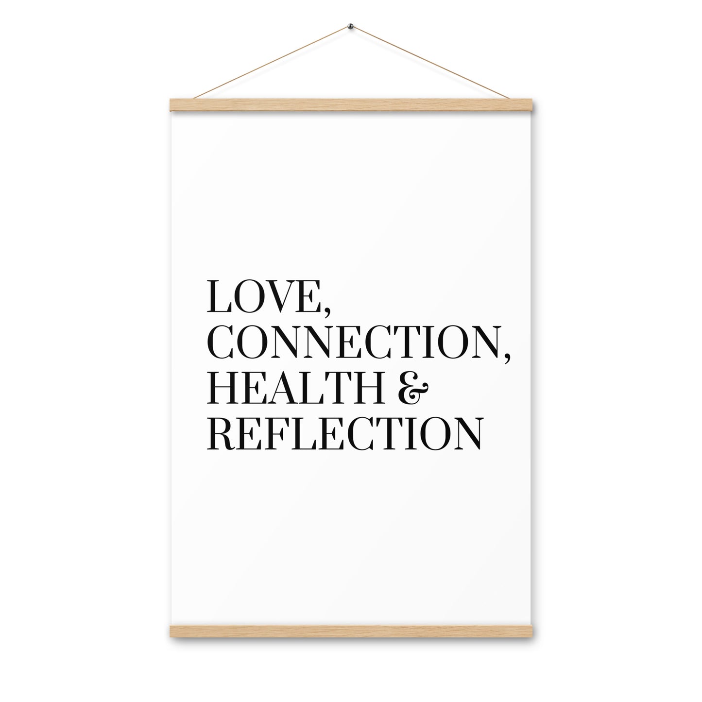 Love Connection Health & Reflection - Poster