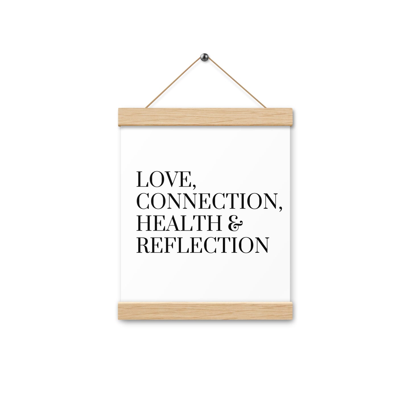 Love Connection Health & Reflection - Poster