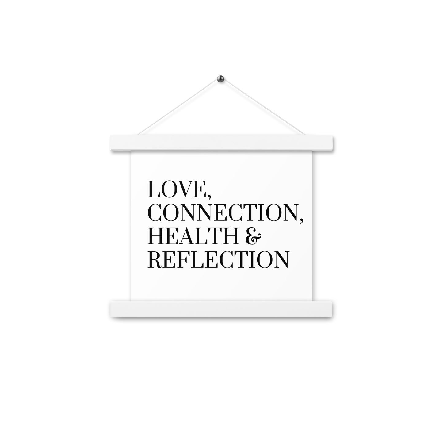 Love Connection Health & Reflection - Poster