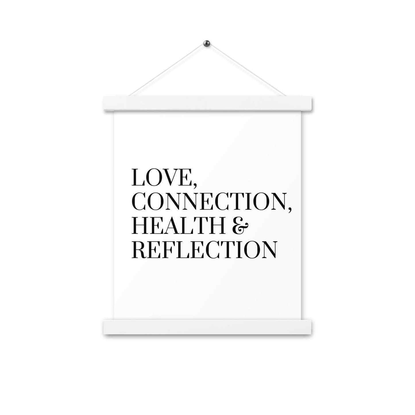 Love Connection Health & Reflection - Poster