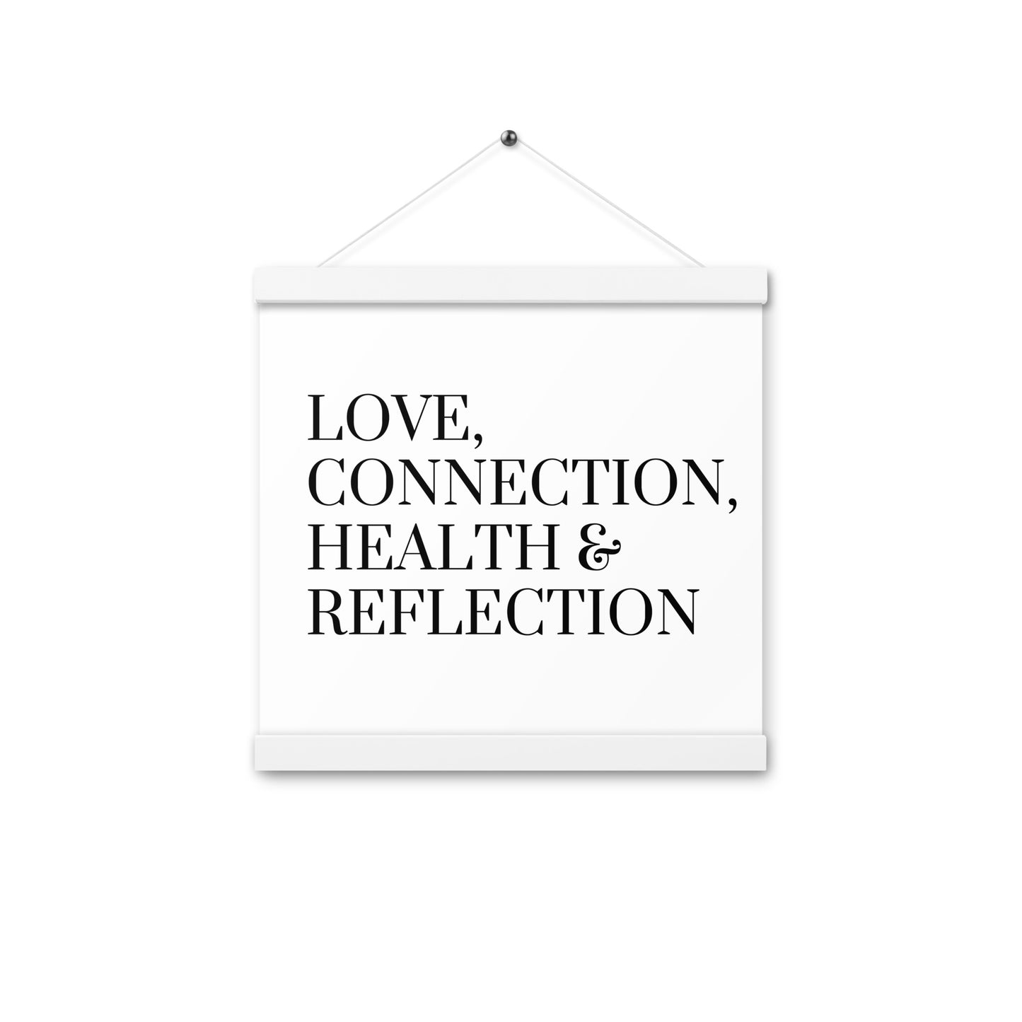 Love Connection Health & Reflection - Poster