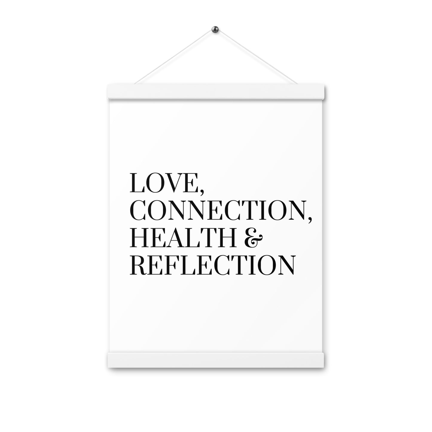 Love Connection Health & Reflection - Poster