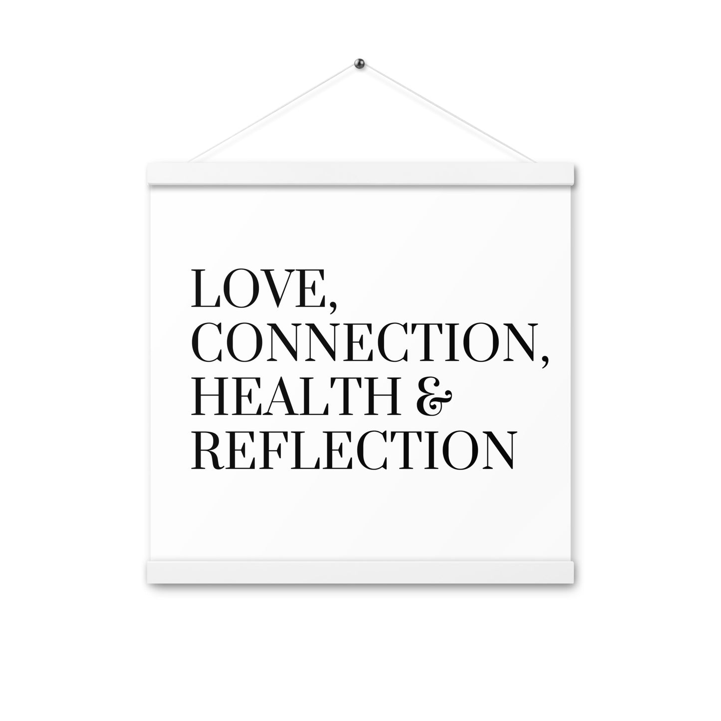 Love Connection Health & Reflection - Poster