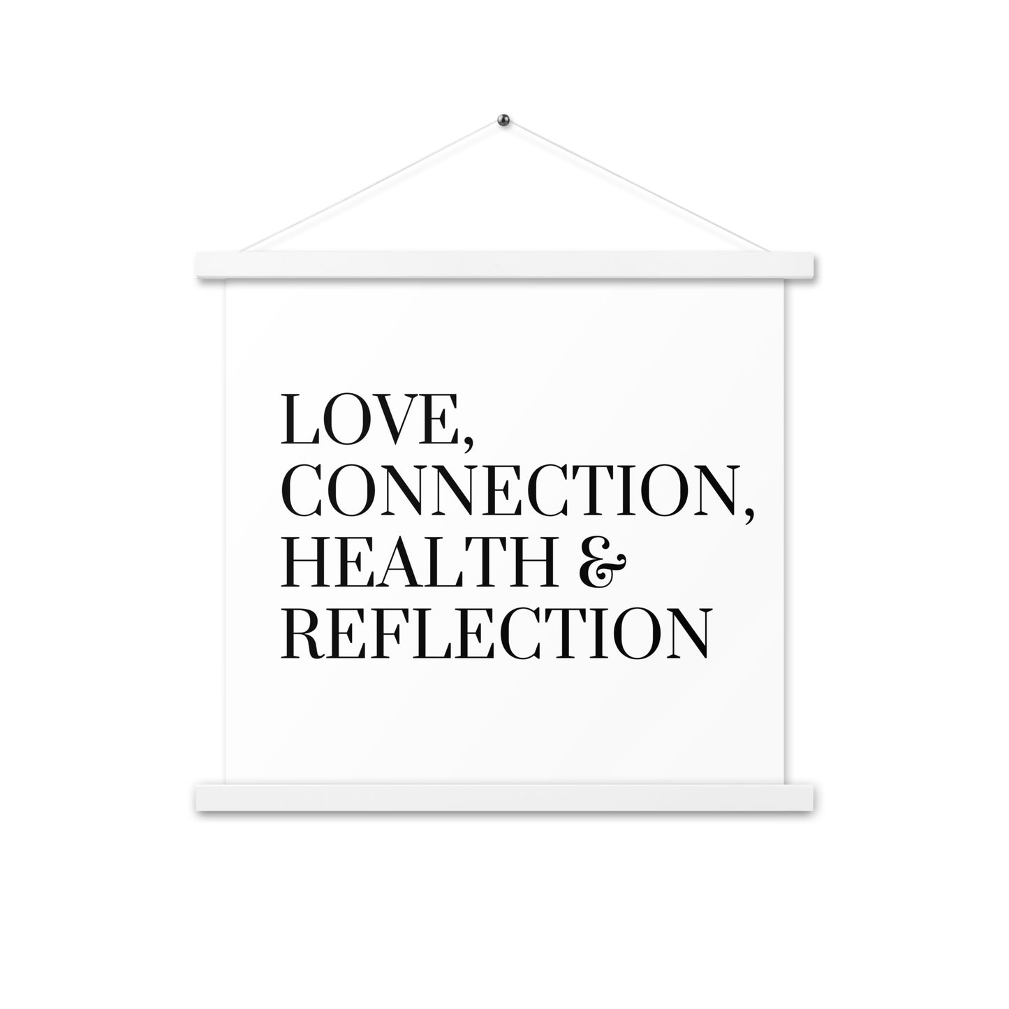 Love Connection Health & Reflection - Poster