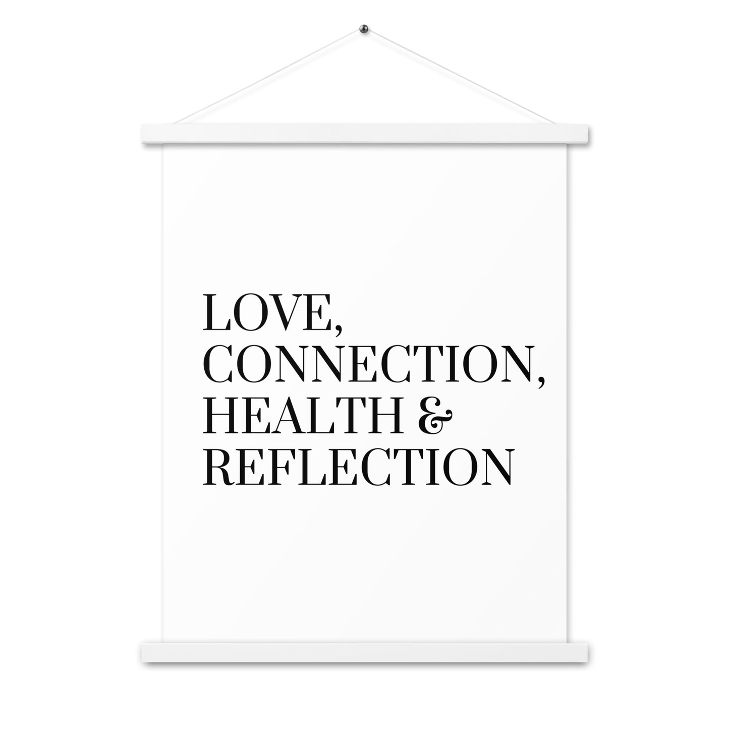 Love Connection Health & Reflection - Poster