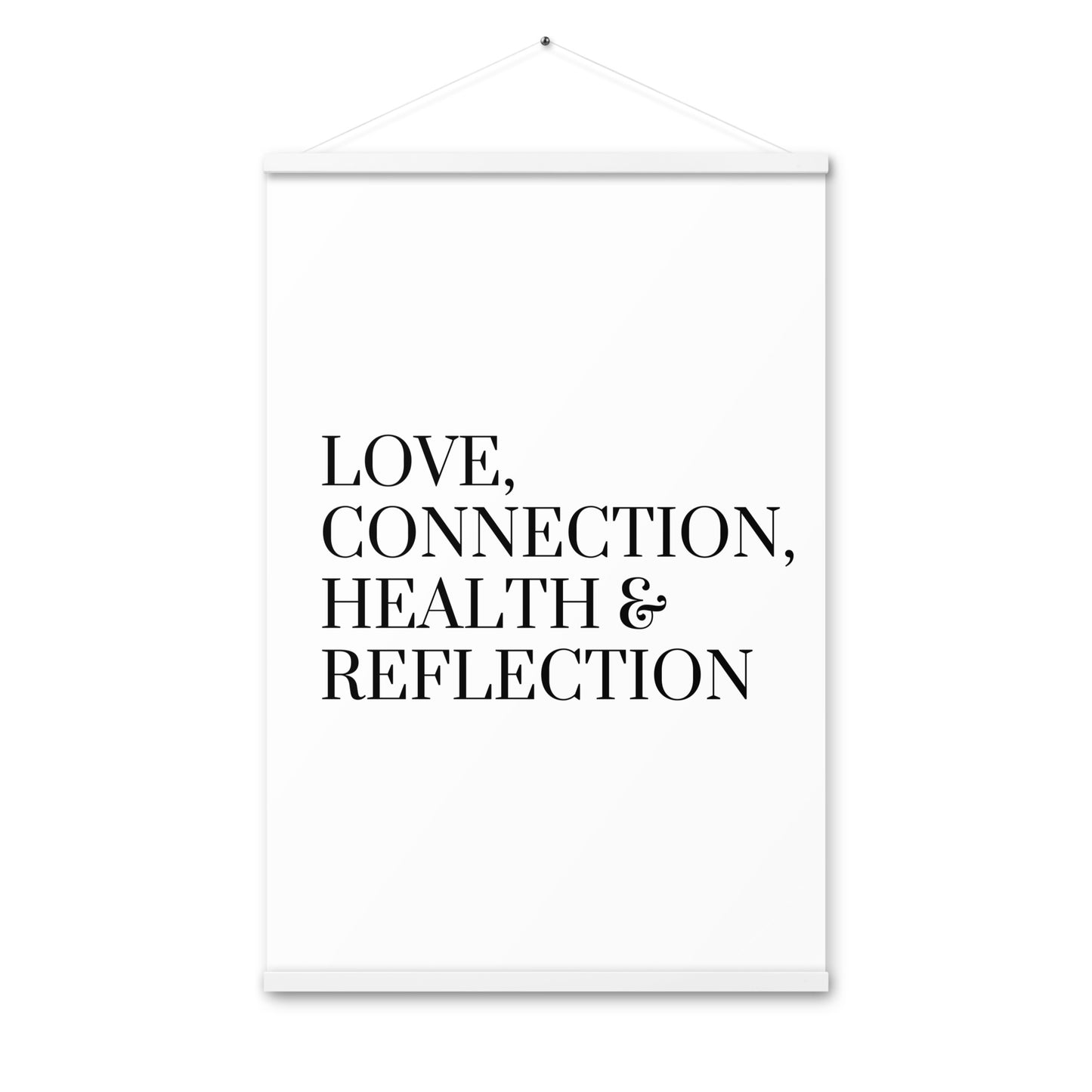 Love Connection Health & Reflection - Poster