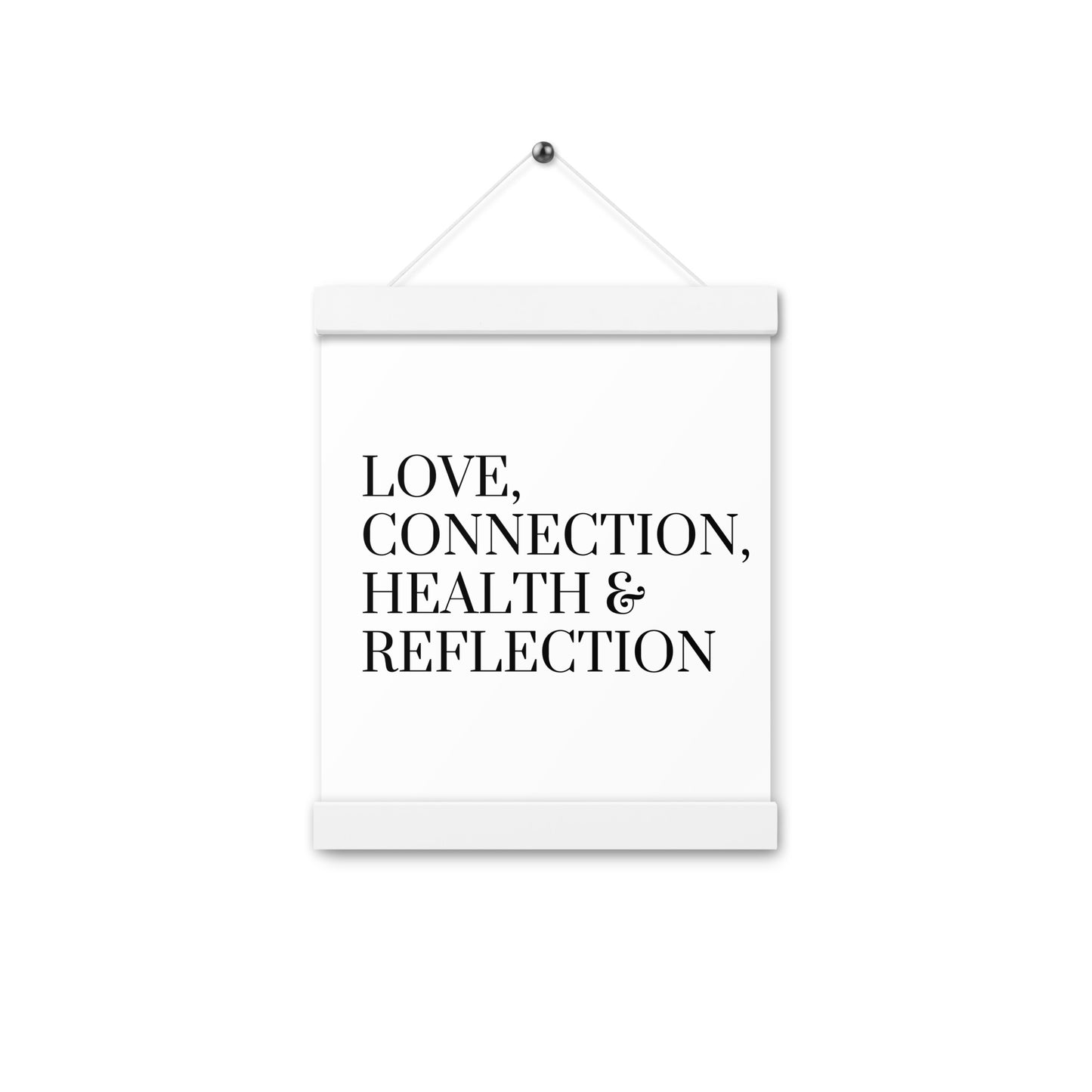 Love Connection Health & Reflection - Poster