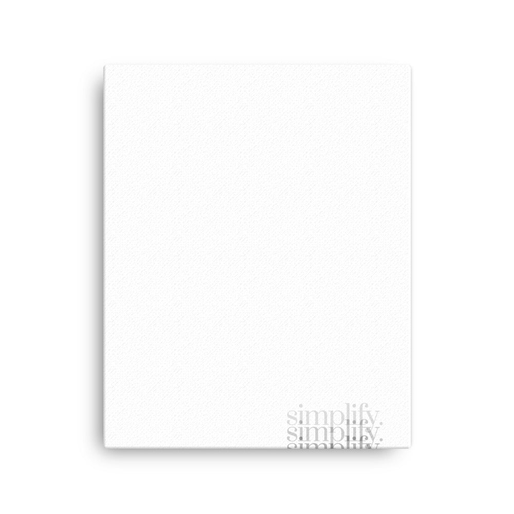 Simplify - Thin Canvas