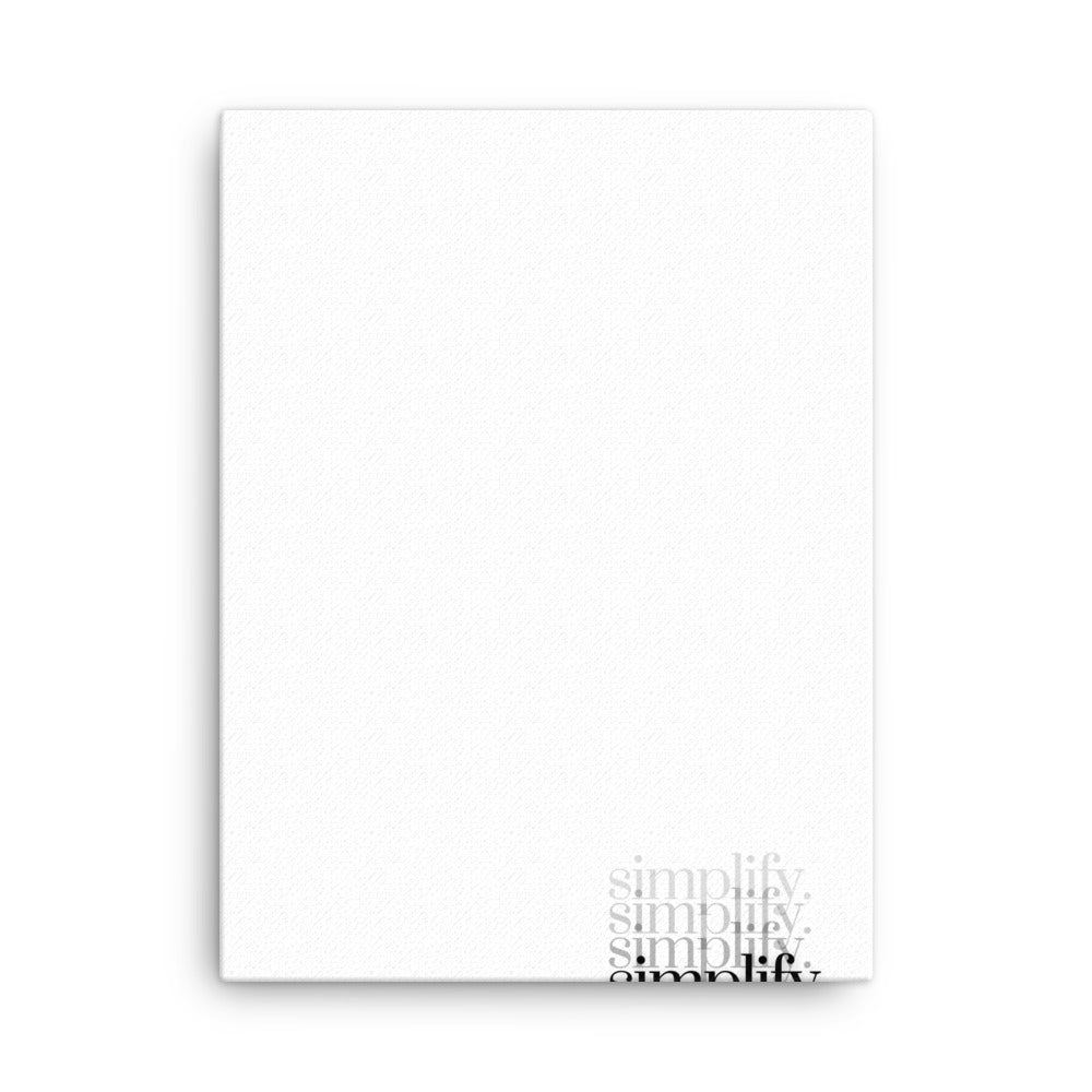 Simplify - Thin Canvas